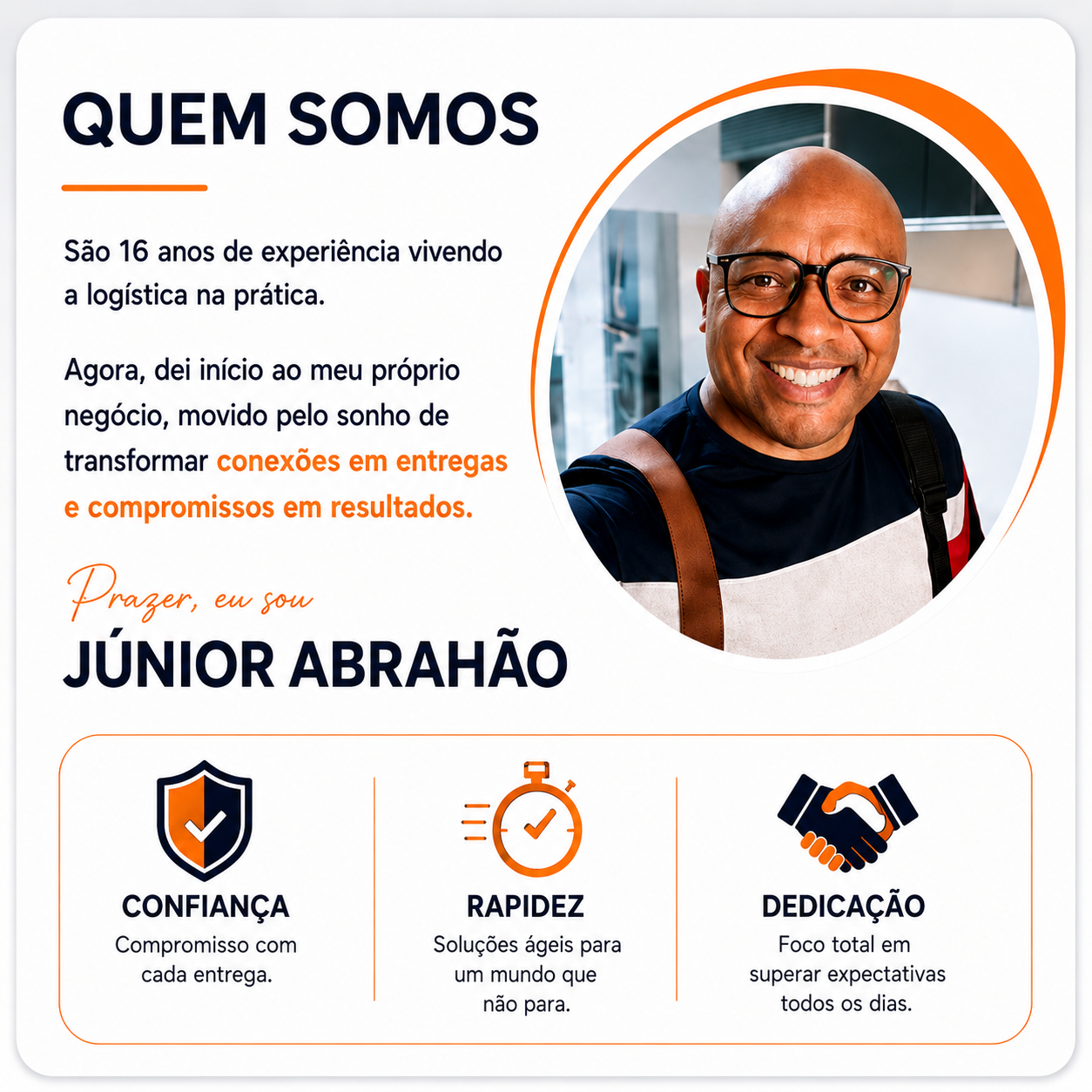 Quem somos — Júnior Abrahão